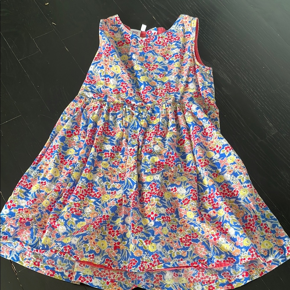 Laura Ashley Kids Pink and Blue Sleeveless Sundress